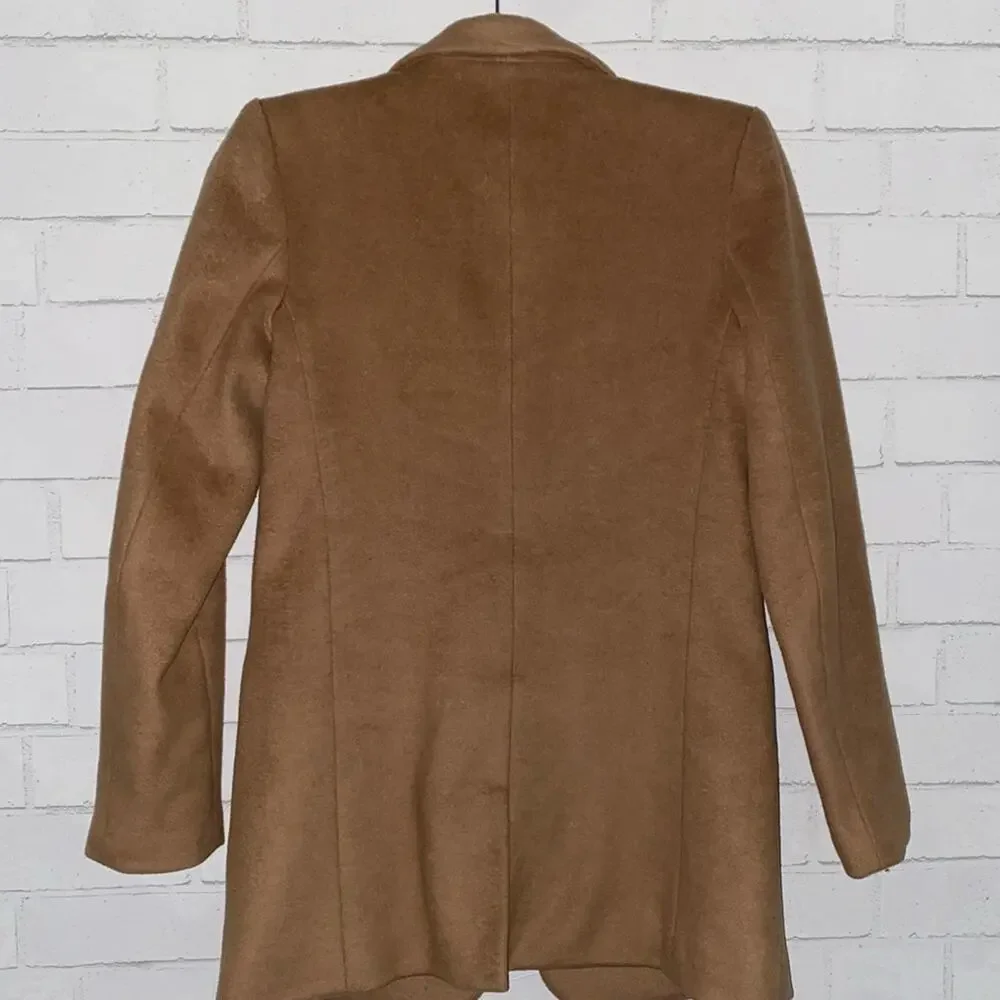 Emerson Fry $328 JUDE Jacket Camel Wool Cashmere sz 00 NWOT
